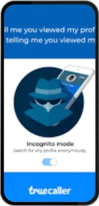 Truecaller Mod APK Incognito mode